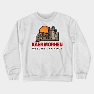 Kaer Morhen - Witcher School - White - Fantasy Crewneck Sweatshirt